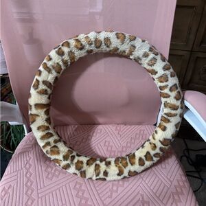Leopard Print steering wheel cover